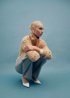 Pull-over Torsades Col Zippé -Promos Mango Boutique 57007736 09 D7