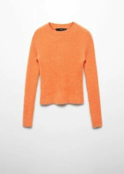 Pull-over Fausse Fourrure Maille Côtelée 23 Pull-over Fausse Fourrure Maille Côtelée -Promos Mango Boutique 57007745 20 B