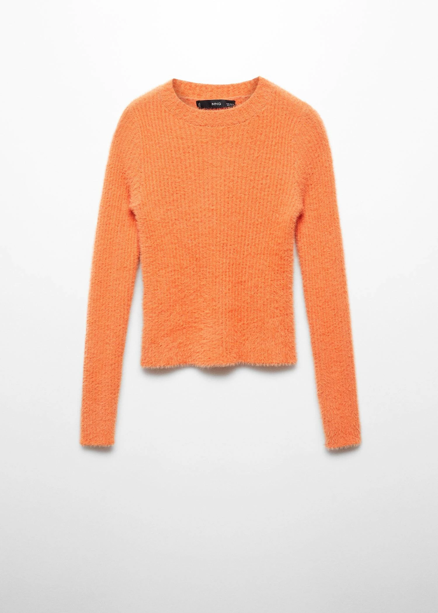 Pull-over Fausse Fourrure Maille Côtelée 9 Pull-over Fausse Fourrure Maille Côtelée – Image 7