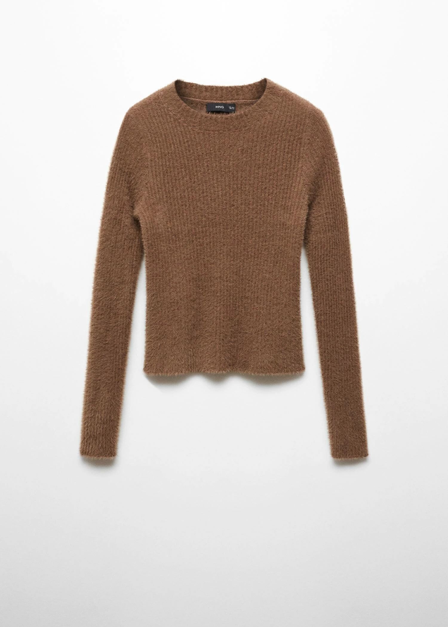 Pull-over Fausse Fourrure Maille Côtelée 17 Pull-over Fausse Fourrure Maille Côtelée – Image 15