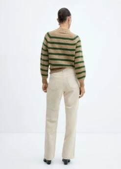 Pull-over Rayé Col Rond -Promos Mango Boutique 57007746 49 R