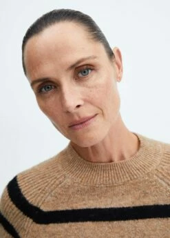 Pull-over Rayé Col Rond -Promos Mango Boutique 57007746 99 D1