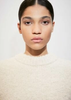 Pull-over En Laine Maille Bouclette -Promos Mango Boutique 57007747 02 D1