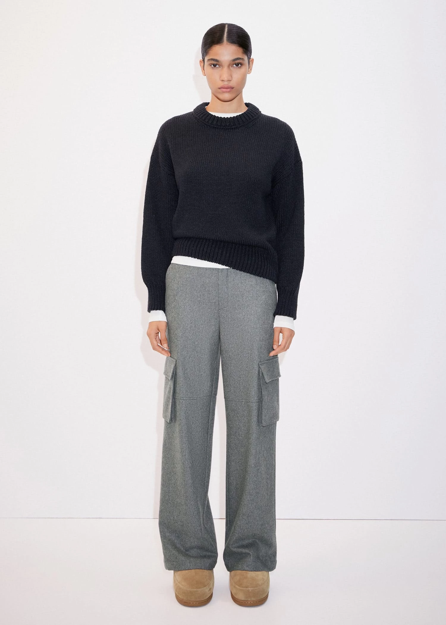 Pull-over Laine Manches Bouffantes 4 Pull-over Laine Manches Bouffantes – Image 2