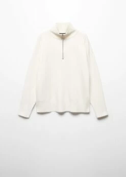 Pull-over Col Roulé Fermeture Éclair -Promos Mango Boutique 57007753 05 B