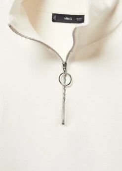 Pull-over Col Roulé Fermeture Éclair -Promos Mango Boutique 57007753 05 D8