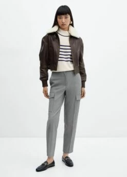 Pull-over Rayures Col Montant 22 Pull-over Rayures Col Montant -Promos Mango Boutique 57007755 56 99999999 01