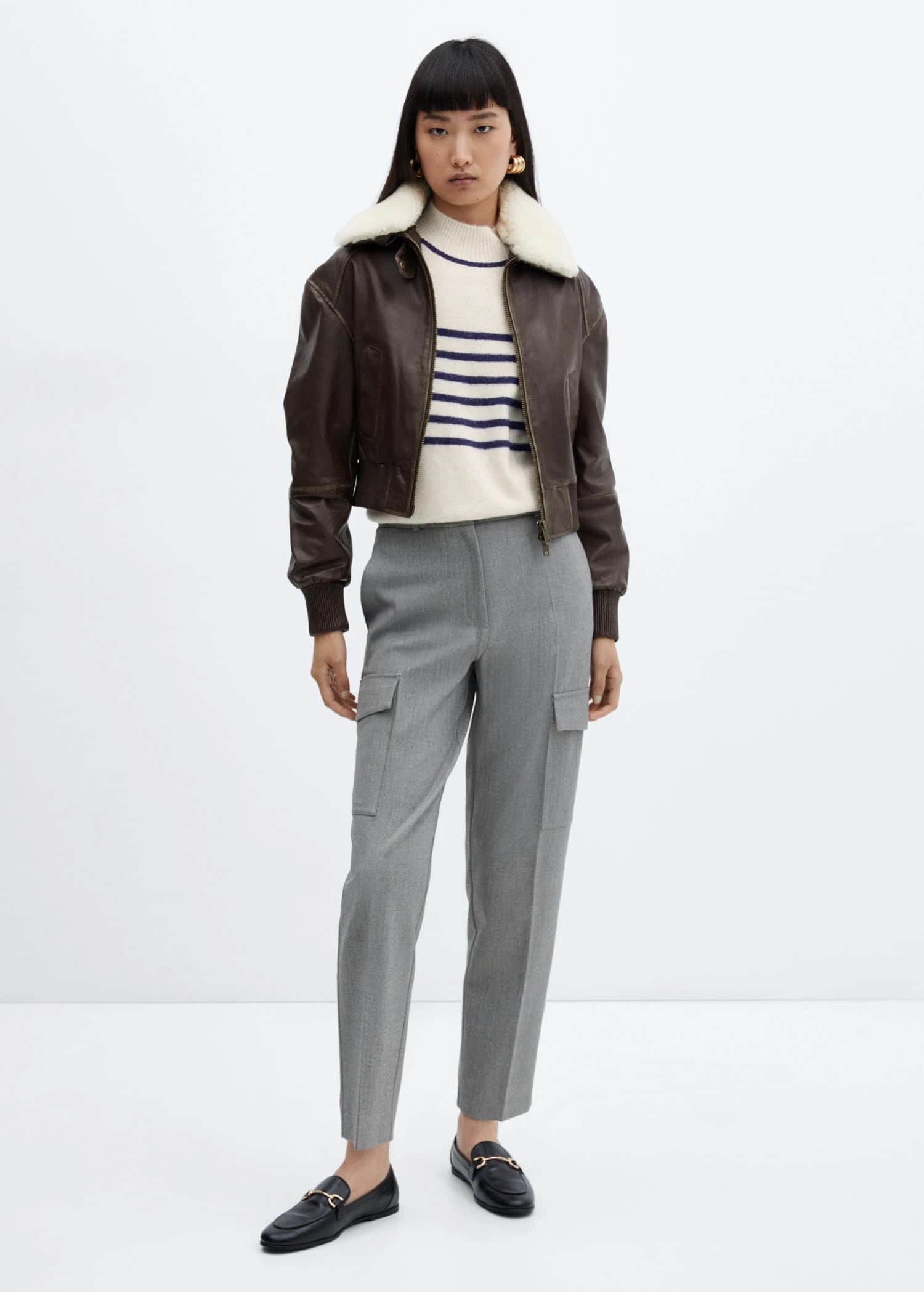 Pull-over Rayures Col Montant 10 Pull-over Rayures Col Montant – Image 8