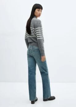 Pull-over Rayures Col Montant 17 Pull-over Rayures Col Montant -Promos Mango Boutique 57007755 91 R