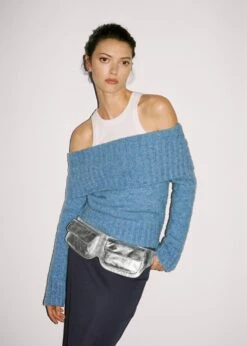 Pull Maille épaules Dénudées -Promos Mango Boutique 57007763 52 D6