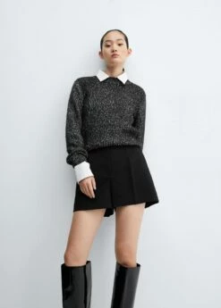 Pull-over Lurex Col Rond 17 Pull-over Lurex Col Rond -Promos Mango Boutique 57007764 99 D2