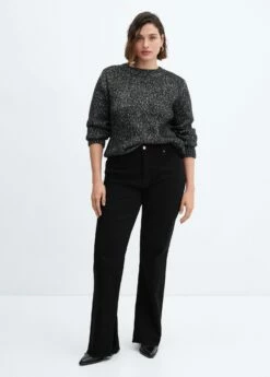 Pull-over Lurex Col Rond 18 Pull-over Lurex Col Rond -Promos Mango Boutique 57007764 99 D3