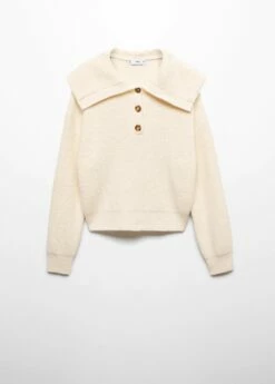 Pull-over Maille Col Boutonné 21 Pull-over Maille Col Boutonné -Promos Mango Boutique 57007768 05 B