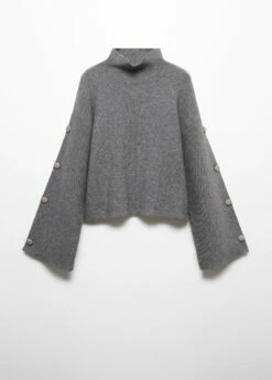 Pull-over Manches Boutonnées -Promos Mango Boutique 57007769 92 B
