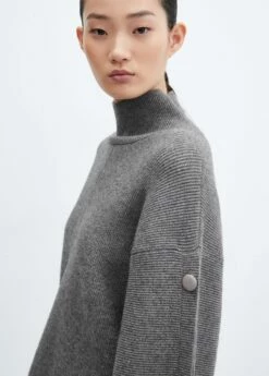 Pull-over Manches Boutonnées -Promos Mango Boutique 57007769 92 D1