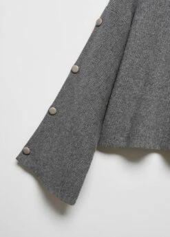 Pull-over Manches Boutonnées -Promos Mango Boutique 57007769 92 D8