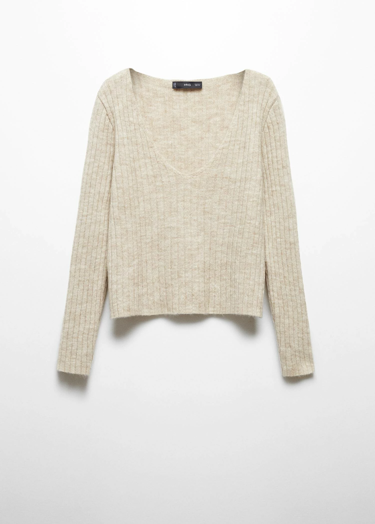 Pull-over Côtelé Col En V 19 Pull-over Côtelé Col En V – Image 17