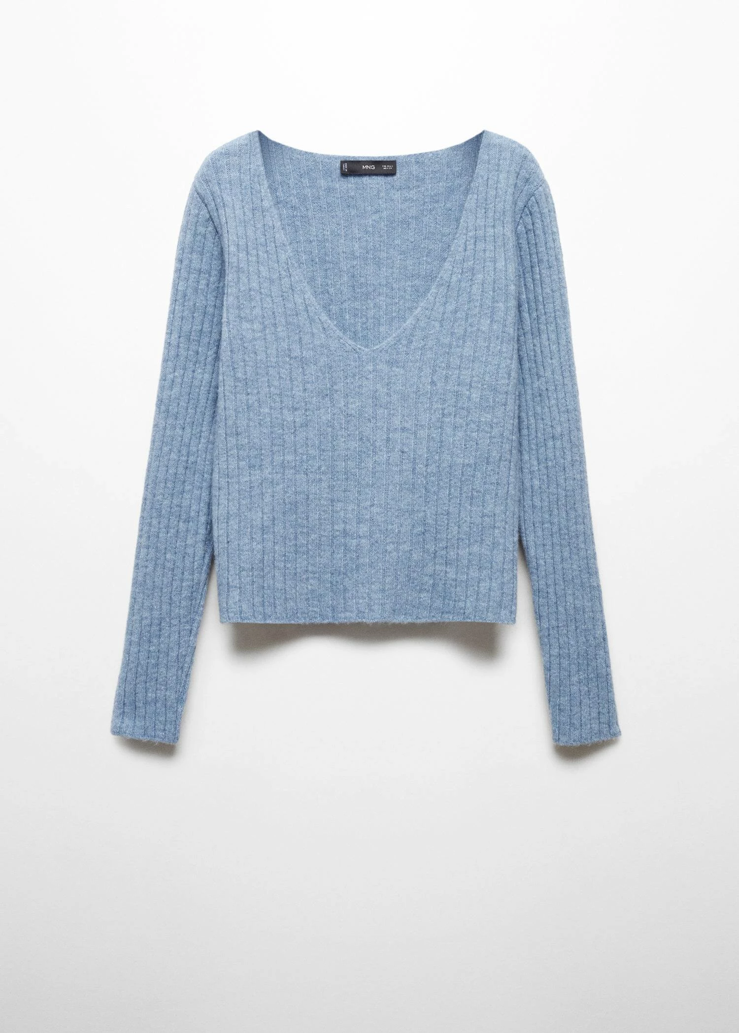 Pull-over Côtelé Col En V 12 Pull-over Côtelé Col En V – Image 10