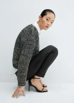 Pull-over Chiné Col Rond -Promos Mango Boutique 57007773 99 D2