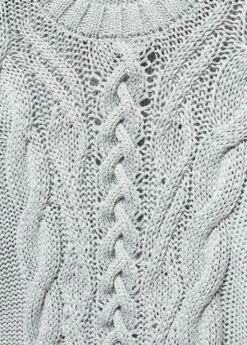 Pull-over Maille Tressée -Promos Mango Boutique 57007774 PL D8