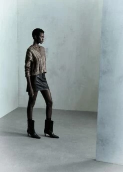 Pull-over Col V Foil -Promos Mango Boutique 57007778 CO D6