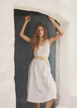 Robe évasée Coton 14 Robe évasée Coton -Promos Mango Boutique 57010101 01 D6