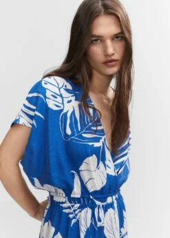 Combinaison En Imprimé Tropical -Promos Mango Boutique 57010207 52 D1