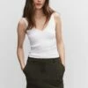 Top Maille Col V 2 Top Maille Col V -Promos Mango Boutique 57010252 05