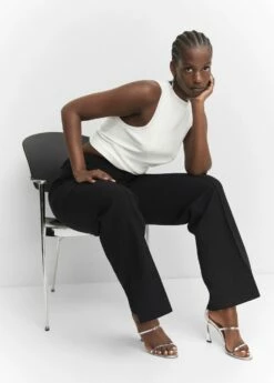 Top Maille Côtelée -Promos Mango Boutique 57010260 05 D4