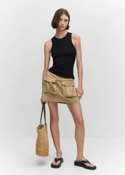 Top Maille Côtelée -Promos Mango Boutique 57010260 99 99999999 01