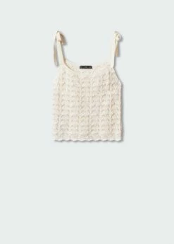 Top Crochet Nœuds -Promos Mango Boutique 57010266 05 B