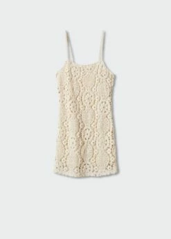 Robe Courte Crochet 33 Robe Courte Crochet -Promos Mango Boutique 57010279 05 B