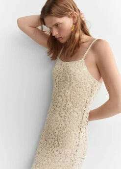 Robe Courte Crochet 29 Robe Courte Crochet -Promos Mango Boutique 57010279 05 D2