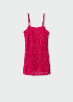 Robe Courte Crochet 24 Robe Courte Crochet -Promos Mango Boutique 57010279 88 B