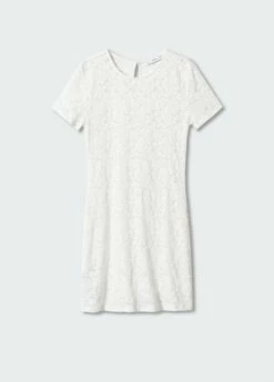 Robe Courte Guipure -Promos Mango Boutique 57010316 02 B