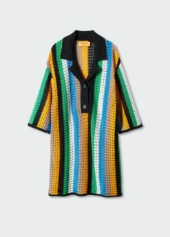 Polo Maille Ajourée Oversize -Promos Mango Boutique 57010379 15 B