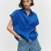 Chemise Lin Manches Courtes 1 Chemise Lin Manches Courtes -Promos Mango Boutique 57010719 52