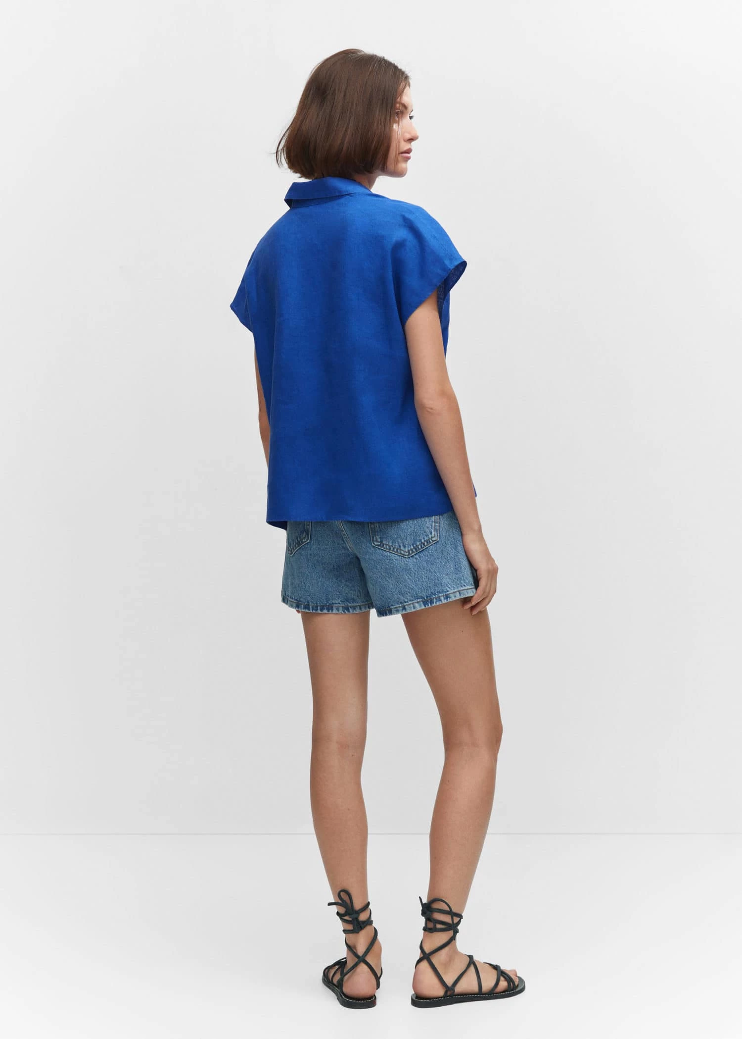 Chemise Lin Manches Courtes 5 Chemise Lin Manches Courtes – Image 3