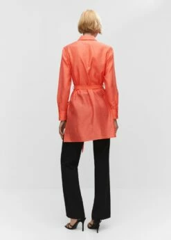 Chemise Lyocell Nœud -Promos Mango Boutique 57010723 87 R