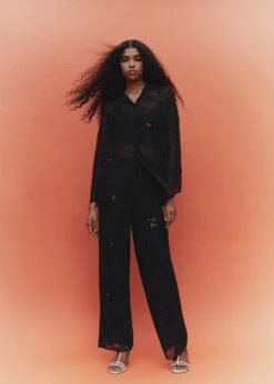 Chemise Détails Perlés -Promos Mango Boutique 57010734 99 D6