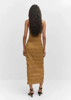 Robe Lurex Emmanchures Américaines 10 Robe Lurex Emmanchures Américaines -Promos Mango Boutique 57010753 CO R