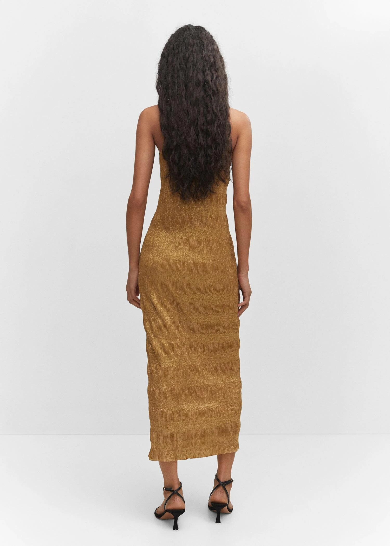 Robe Lurex Emmanchures Américaines 5 Robe Lurex Emmanchures Américaines – Image 3