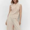 Haut Plissé Nœud -Promos Mango Boutique 57010763 05