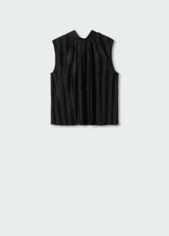 Haut Plissé Nœud -Promos Mango Boutique 57010763 99 B