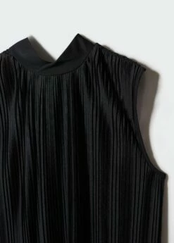 Haut Plissé Nœud -Promos Mango Boutique 57010763 99 D8