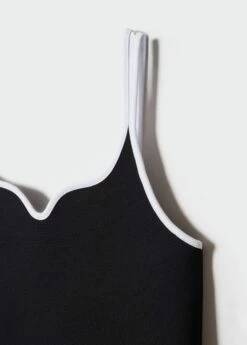 Top Bretelles Contrastantes 12 Top Bretelles Contrastantes -Promos Mango Boutique 57012884 99 D8