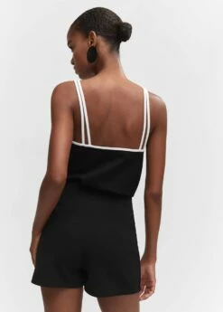 Top Bretelles Contrastantes 10 Top Bretelles Contrastantes -Promos Mango Boutique 57012884 99 R