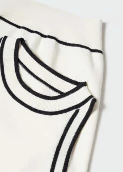 Top Maille Détails Contrastants -Promos Mango Boutique 57013783 05 D8