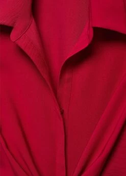 Robe Chemise Détail Nœud -Promos Mango Boutique 57013802 70 D8