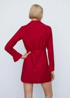 Robe Chemise Détail Nœud -Promos Mango Boutique 57013802 70 R